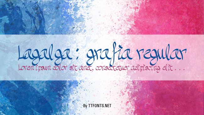 Lagalga: grafia regular example