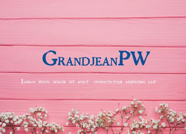 GrandjeanPW example