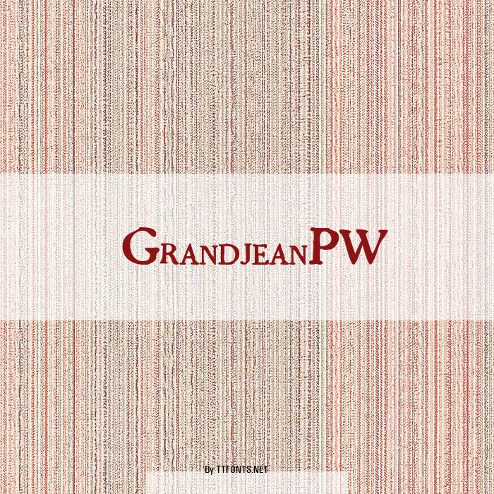 GrandjeanPW example