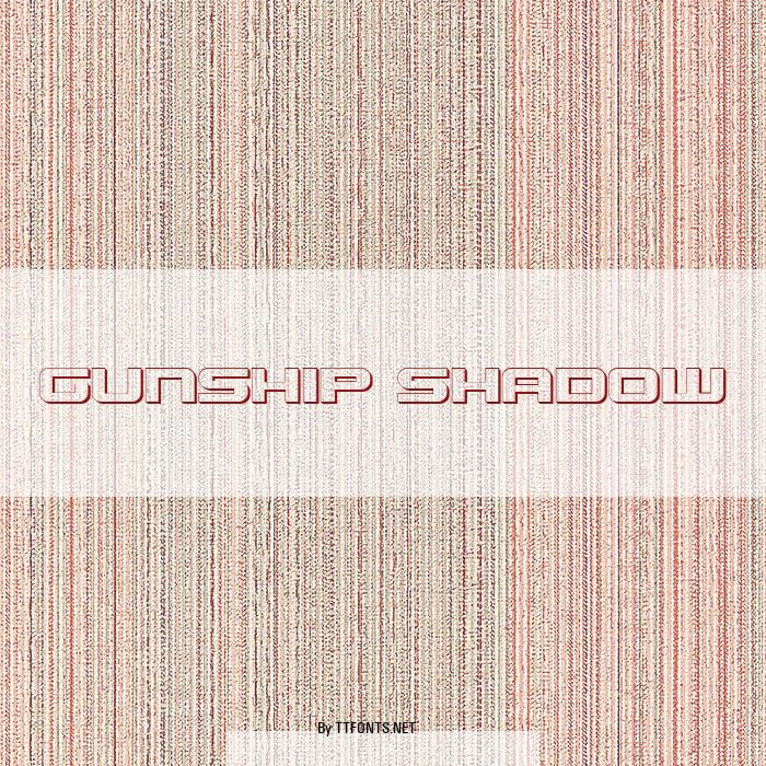 Gunship Shadow example