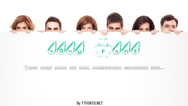 hamu Font example