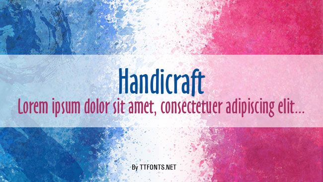 Handicraft example