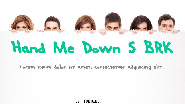Hand Me Down S BRK example