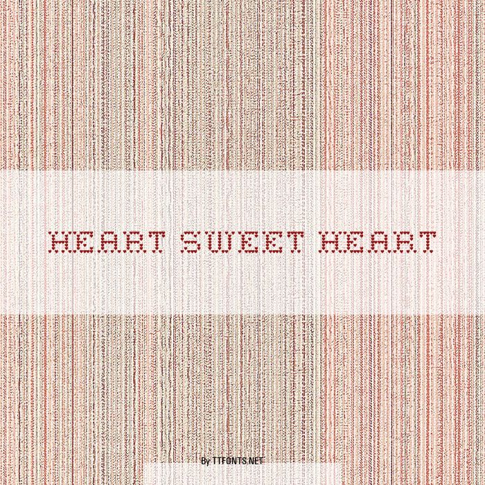 Heart Sweet Heart example