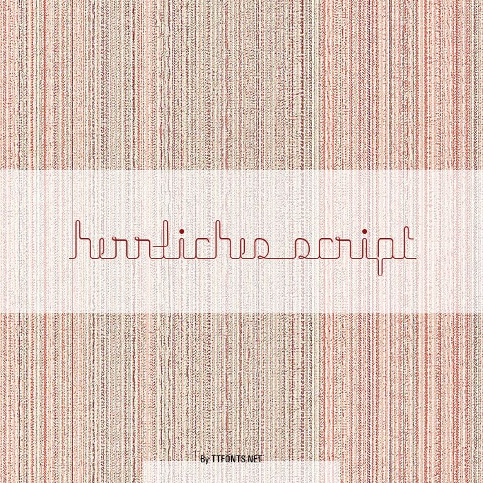 herrliches script example