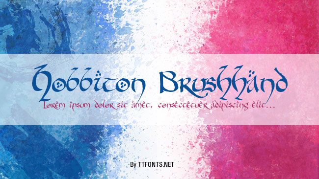 Hobbiton Brushhand example