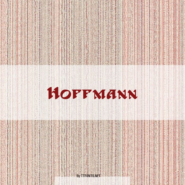 Hoffmann example