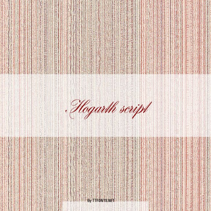 Hogarth script example