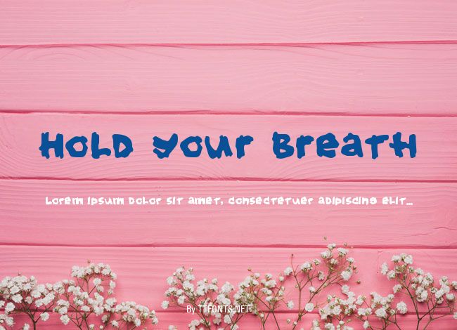 Hold your breath example
