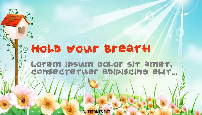 Hold your breath example