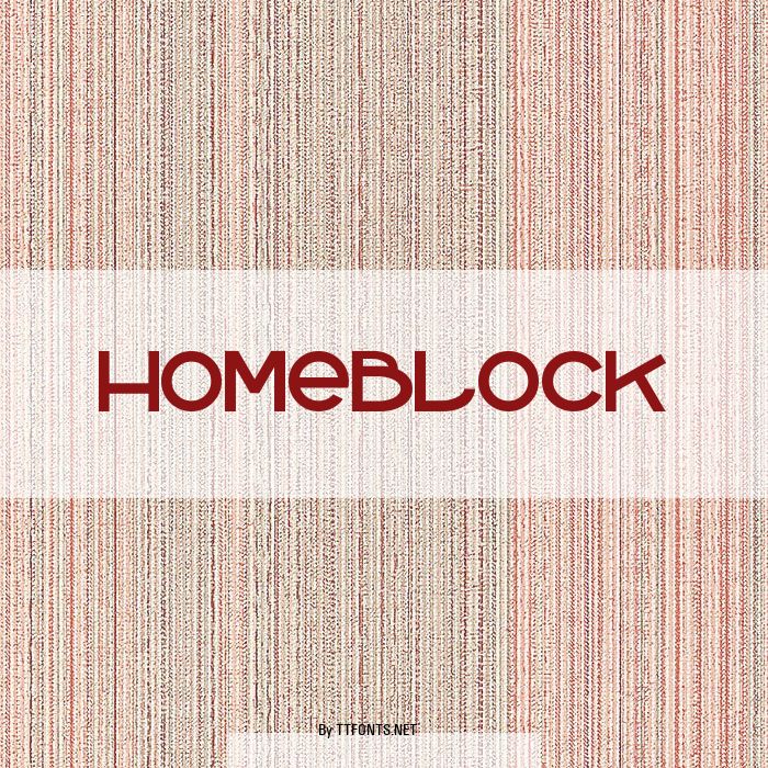 homeblock example