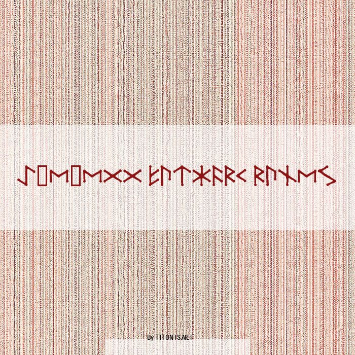 Ice-egg Futhark Runes example