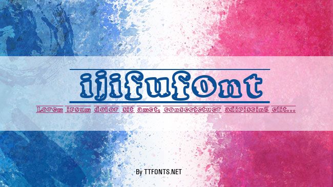 ijifufont example