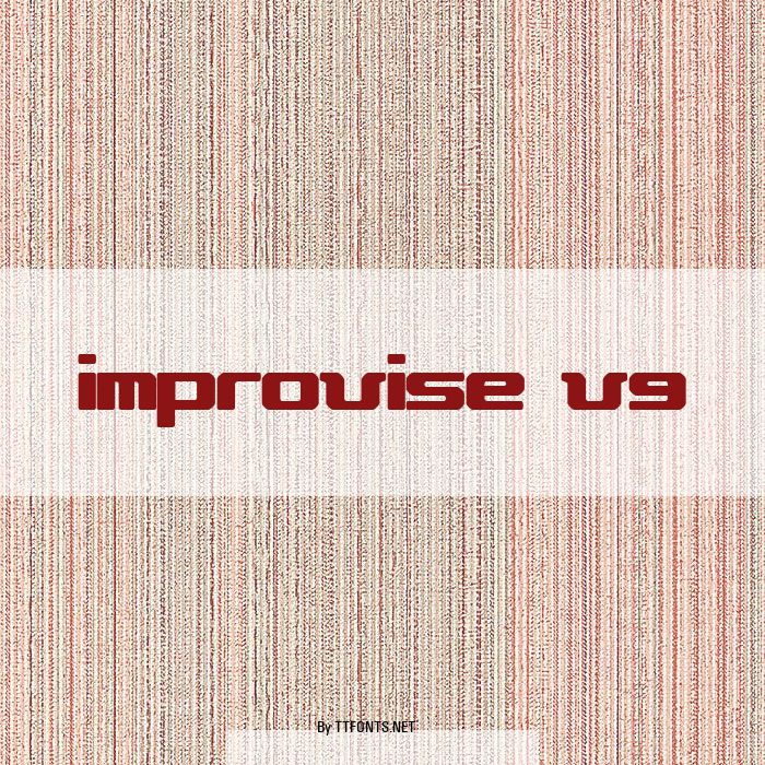 improvise v9 example