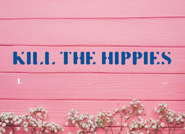 KILL THE HIPPIES example