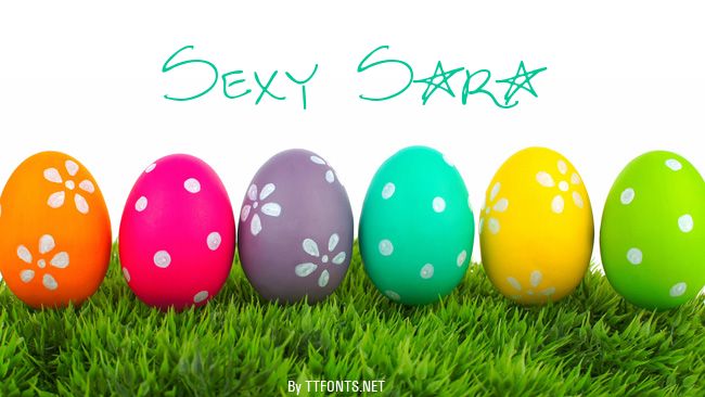 Sexy Sara example