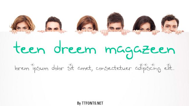 Teen Dreem Magazeen example