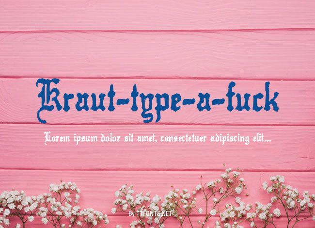 Kraut-type-a-fuck example