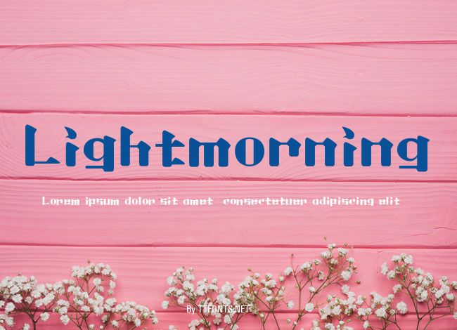 Lightmorning example