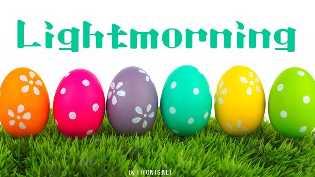 Lightmorning example