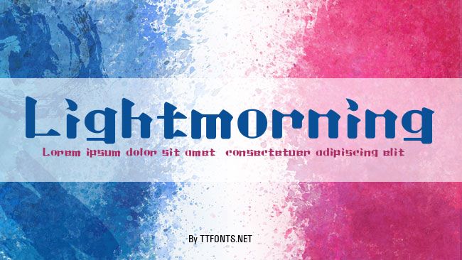 Lightmorning example