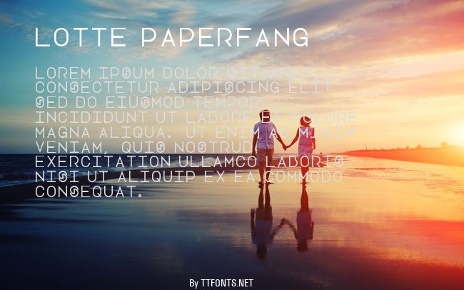 Lotte Paperfang example