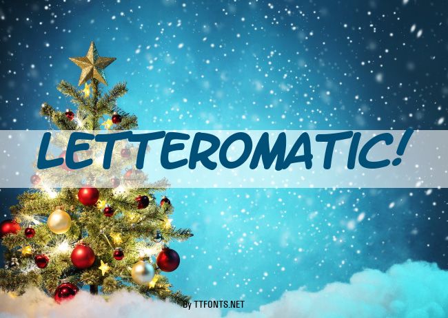 LetterOMatic! example