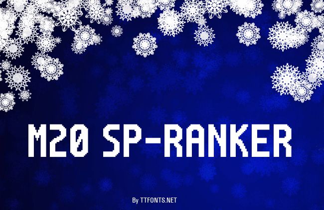 M20_SP-RANKER example