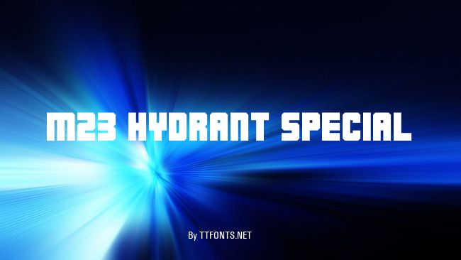 M23_HYDRANT SPECIAL example