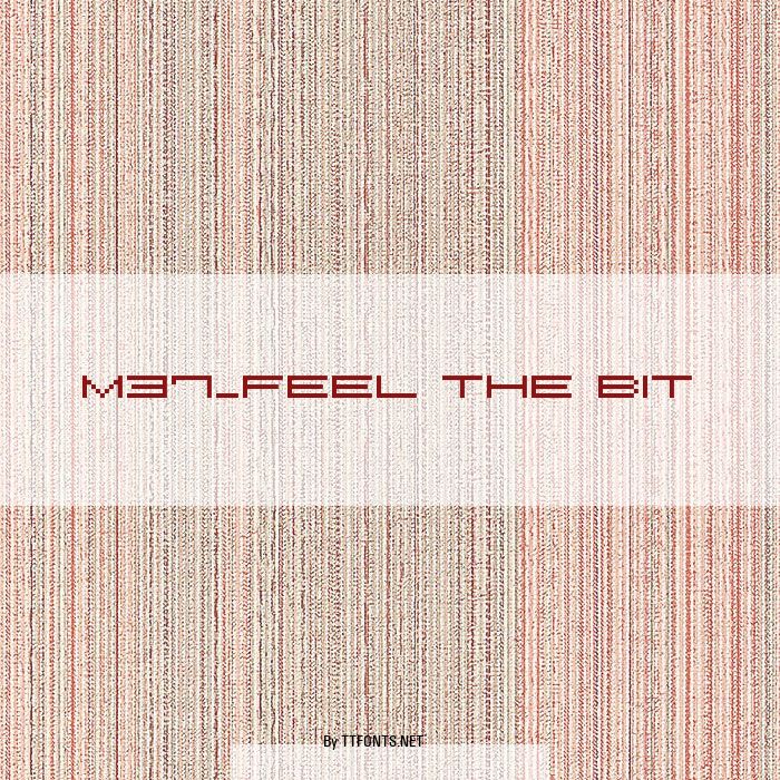 M37_FEEL THE BIT example