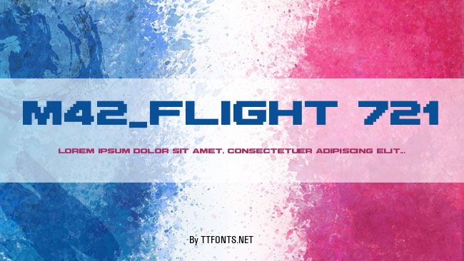 M42_FLIGHT 721 example