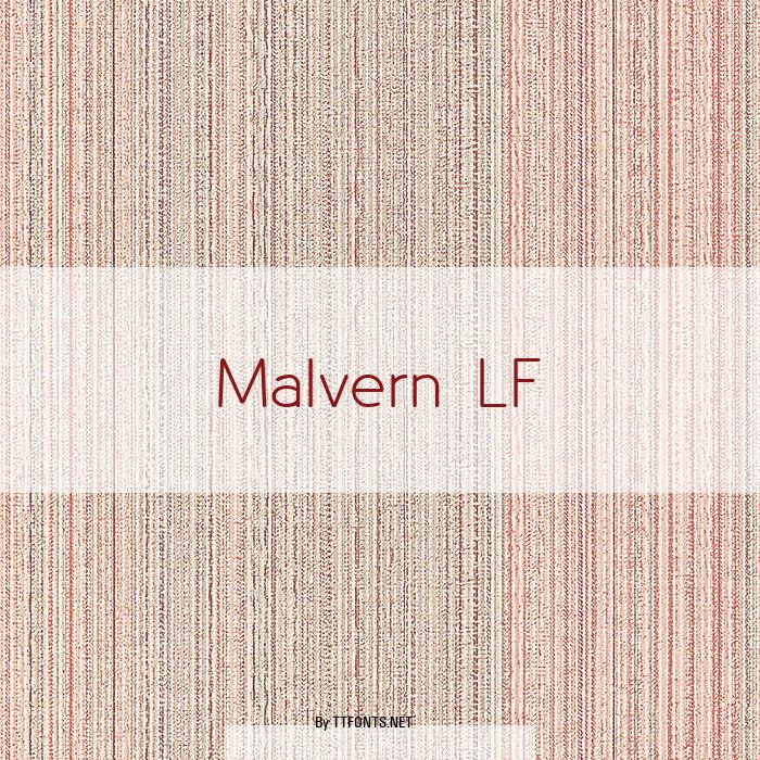 Malvern LF example