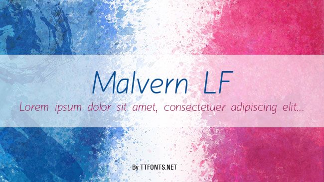 Malvern LF example