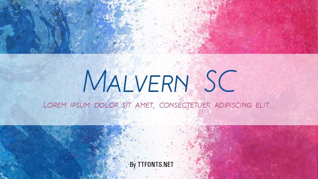 Malvern SC example