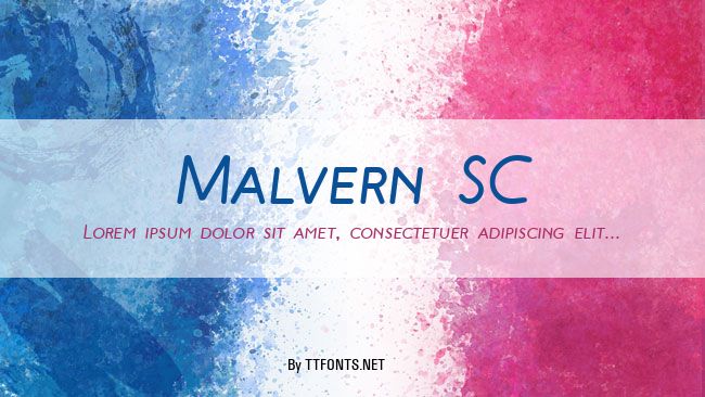 Malvern SC example