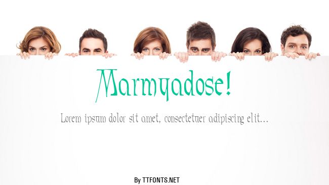 Marmyadose! example