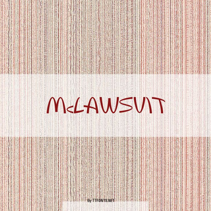 McLawsuit example