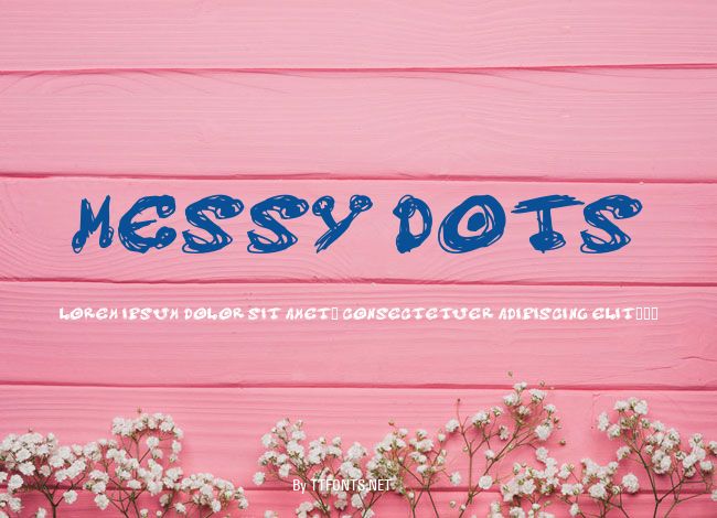 Messy dots example