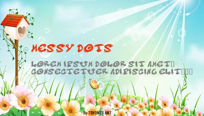 Messy dots example