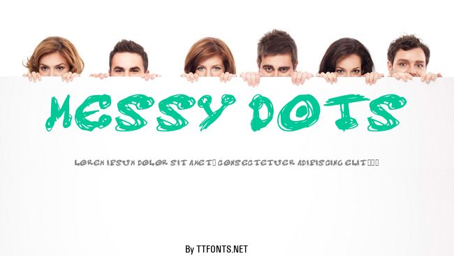 Messy dots example