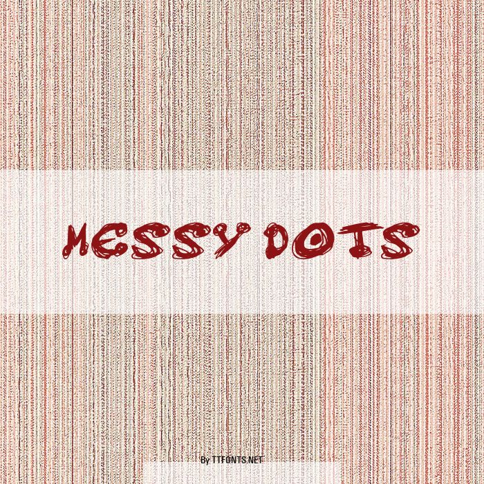 Messy dots example