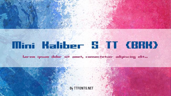 Mini Kaliber S TT (BRK) example