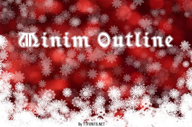 Minim Outline example