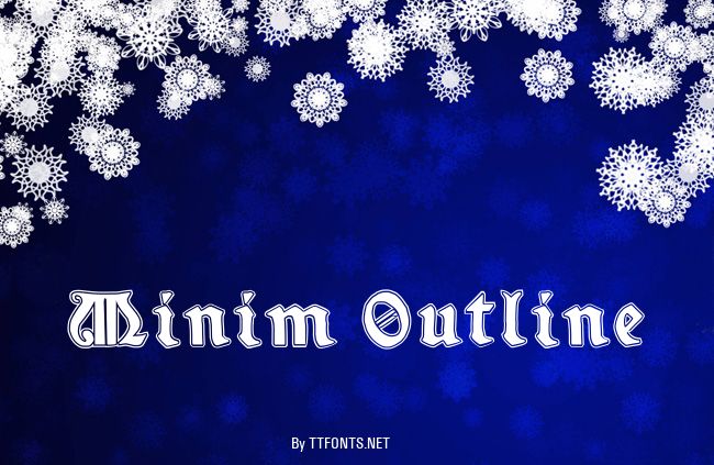 Minim Outline example