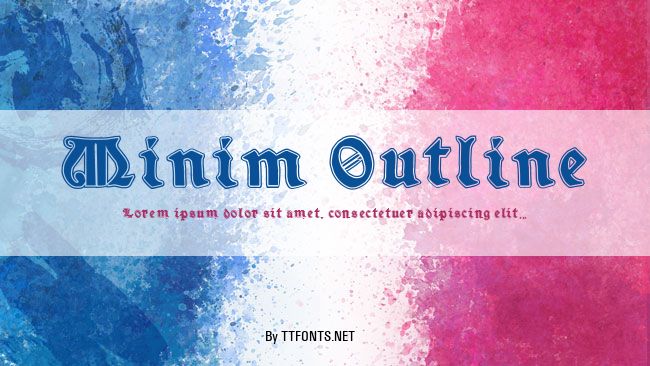 Minim Outline example