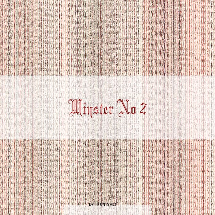 Minster No 2 example