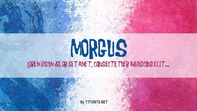 Morgus example