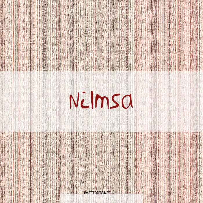 Nilmsa example