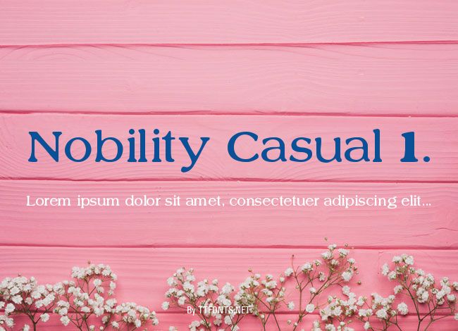 Nobility Casual 1. example