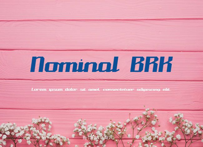 Nominal BRK example